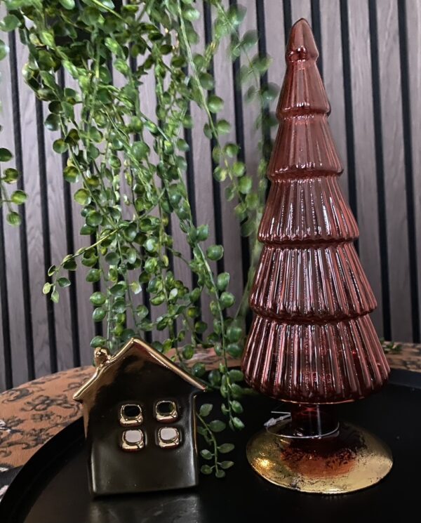 Decoratieboom & Waxinelichthouder huis